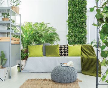 DECORACIÓN VERDE